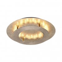 PAUL NEUHAUS LED stropn� sv�tidlo, imitace pl�tkov�ho zlata, kruhov� 3000K PN 9620-12