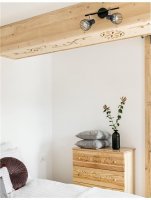 NOVA LUCE bodov� sv�tidlo FIUMICINO matn� �ern� kov E14 2x5W 230V IP20 bez ��rovky 770011