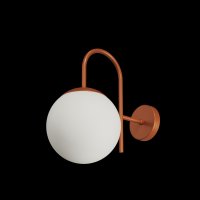 OSMONT ANC40011 ANCHA 2 n�st�nn� sklen�n� sv�tidlo terakota / b�l� IP40 25W E27