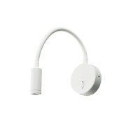 ACA Lighting n�st�nn� sv�tidlo LED 3W 3200K 190LM b�l� kov D8X36CM ALIS SF1501LEDW