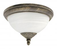 Rabalux venkovn� stropn� sv�tidlo Madrid E27 2x MAX 40W antick� zlat� 8377