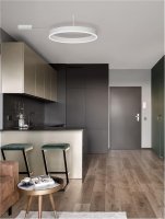 NOVA LUCE stropn� sv�tidlo MOTIF LED stropn� sv�tidlo b�l� hlin�k 3000K IP20 40W 220-240V stm�vateln� 9063602