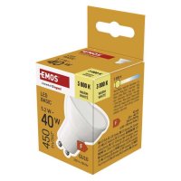 EMOS LED ��rovka Basic MR16 / GU10 / 5,2 W (40 W) / 450 lm / tepl� b�l� ZL8F22