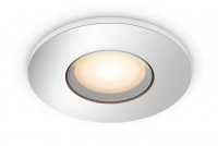 Philips Hue WA Adore koupelnov� z�pustn� sv�tidlo 1x GU10 LED 4,2W 400lm 2200-6500K 9cm kulat� IP44, chrom