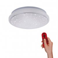 LEUCHTEN DIREKT is JUST LIGHT LED stropn� sv�tidlo Smart Home s RGB zm�nou barev a nastavitelnou teplotou barvy sv�tla MEDION RGB+3000-5000K