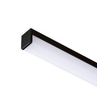 RENDL LED PROFILE H p�isazen� 1m �ern� matn� akryl/hlin�k R14090