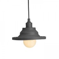 RENDL AMICI z�v�sn� silikonov� lampa �ern� 230V E27 42W R10621