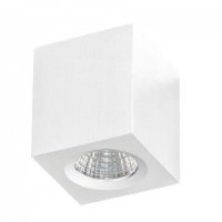 LED Stropn� bodov� p�isazen� sv�tidlo AZzardo Nano Square white AZ2786 5W 420lm 3000K IP20 5,6cm hranat� b�l�