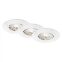 BRILONER LED vestavn� sv�tidlo 4,4 cm 3x 4,9 W 480lm b�l� BRI 7602036