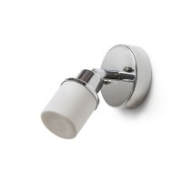 RENDL LINN I n�st�nn� op�lov� sklo/chrom 230V G9 LED 3W IP44 R13695