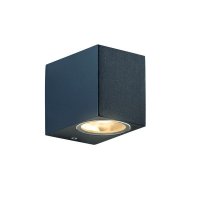 ACA Lighting GU10 venkovn� n�st�nn� sv�tidlo plast 230V tmav� �ed� IP65 MAX 3W LED SL8110GU10G