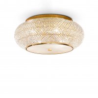 Stropn� sv�tidlo Ideal Lux Pasha' PL14 oro 165004 E14 14x40W 65cm zlat�
