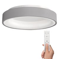 Solight LED stropní světlo kulaté Treviso, 48W, 2880lm, stmívatelné, dálkové ovládání, šedá WO768-G Solight LED stropní světlo kulaté Treviso, 48W, 2880lm, stmívatelné, dálkové ovládání, šedá WO768-G