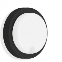 BRILONER TELEFUNKEN LED venkovn� n�st�nn� sv�tidlo s �idlem, pr. 17 cm, 12 W, �ern� TF 315305TF