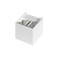 LED Venkovn� n�st�nn� sv�tidlo AZzardo Gambino 1 white AZ0950 6W 480lm 3000K IP44 10cm b�l�