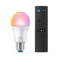 WiZ SET 1x LED ��rovka E27 A60 8W (60W) 806lm 2200-6500K RGB IP20, stm�vateln� + ovlada�