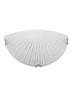 NOVA LUCE n�st�nn� sv�tidlo SHELL b�l� a �ir� strukturovan� sklo E27 1x12W 702201