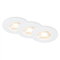 BRILONER 3ks sada LED vestavné svítidlo, 6,5 cm, 3,6W, 350lm, bílé BRI 7606036 BRILONER 3ks sada LED vestavné svítidlo, 6,5 cm, 3,6W, 350lm, bílé BRI 7606036