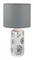 Rabalux stoln� lampa Ginger E27 1x MAX 60W st��brn� 6029