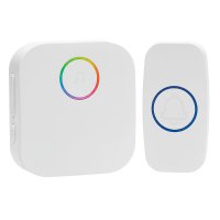 Solight bezdr�tov� zvonek, do z�suvky, 180m, b�l�, learning code 1L80