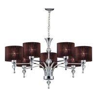 Závěsné svítidlo AZzardo Impress 7 brown AZ2902 E27 7x50W IP20 80cm hnědé Závěsné svítidlo AZzardo Impress 7 brown AZ2902 E27 7x50W IP20 80cm hnědé