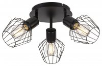 Rabalux bodov� sv�tidlo Belano E27 3x MAX 40W �ern� 3536