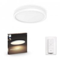 Hue LED White Ambiance Stropn� panel Philips Aurelle BT 32164/31/P6 24,5W 2200lm 2200-6500K 230V, b�l� kruh 39,5cm s d�lkov�m ovlada�em a Bluetooth