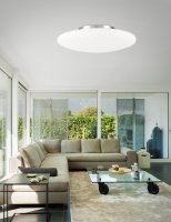 Nova Luce Elegantn� stropn� sv�tidlo Pressione v kombinaci chromu a op�lov�ho skla - 3 x 60 W, pr. 500 mm NV 620442