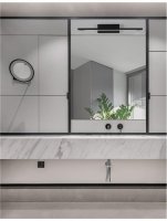 NOVA LUCE nástěnné svítidlo nad zrcadlo MONDRIAN černý hliník a akryl LED 12W 220-240V 3000K IP44 9053122 NOVA LUCE nástěnné svítidlo nad zrcadlo MONDRIAN černý hliník a akryl LED 12W 220-240V 3000K IP44 9053122
