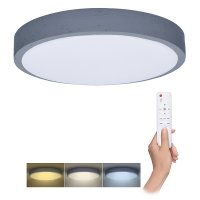 Solight LED osvětlení s dálkovým ovladačem Grey, 60W, 4200lm, 49cm, změna chromatičnosti, stmívatelné WO8002 Solight LED osvětlení s dálkovým ovladačem Grey, 60W, 4200lm, 49cm, změna chromatičnosti, stmívatelné WO8002