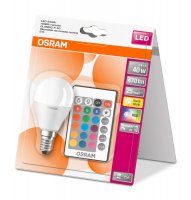 OSRAM LED STAR+ CL P RGBW FR 40 stm�vateln� ovlada�em 5,5W/827 E14