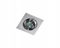 Stropn� z�pustn� bodov� sv�tidlo AZzardo Editta aluminium AZ0806 MR16/GU10 1x50W IP20 10cm hlin�kov�