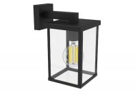 Philips Bellini venkovní nástěnné svítidlo E27 max. 25W bez zdroje hranaté IP44, černé Philips Bellini venkovní nástěnné svítidlo E27 max. 25W bez zdroje hranaté IP44, černé