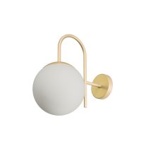 OSMONT ANC40009 ANCHA 2 n�st�nn� sklen�n� sv�tidlo Golden Beach / b�l� IP40 25W E27