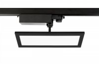 Deko-Light kolejnicov� syst�m 3-f�zov� 230V Panel Track Light, 20 W, 4000 K, �ern� 110-240V AC/50-60Hz 20,00 W 4000 K tmav� �ern� RAL 9005 300 mm 707137