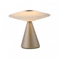 PAUL NEUHAUS LED stoln� lampa ELIPSA, bronzov�, dotykov� stm�va�, pam�ov� funkce 3000K