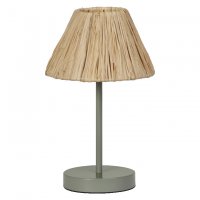 LEDVANCE stolní lampa Raffia E27 zelená 4058075838215 LEDVANCE stolní lampa Raffia E27 zelená 4058075838215