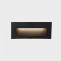 KOHL-Lighting MAILBOX zapu�t�n� sv�tidlo do zdi 137x82 mm �ern� 4 W CRI >80 3000K Non-Dimm