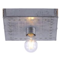 LEUCHTEN DIREKT is JUST LIGHT Stropn� sv�tidlo hranat� v industri�ln�m stylu s patic� E27