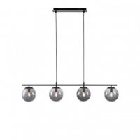 LEUCHTEN DIREKT is JUST LIGHT stropn� sv�tidlo, �ern�, jednoduch�, nad�asov�, 4 ramenn�