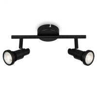 BRILONER LED bodové svítidlo 27,5 cm 2xGU10 4,8W 400lm černá IP44 BRI 2992-025 BRILONER LED bodové svítidlo 27,5 cm 2xGU10 4,8W 400lm černá IP44 BRI 2992-025