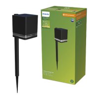 Philips Virona venkovn� sol�rn� sloupkov� LED sv�tidlo 1,8W 200lm 2700K IP44, �ern�