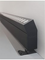 NOVA LUCE WALL WASHER �ern� hlin�k a sklo LED Chip Cree 48W 3000K DC24V nastaviteln� 30st. IP67 Max Power 300W 9011162