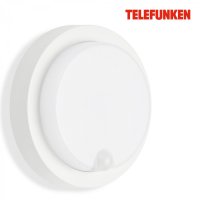 BRILONER TELEFUNKEN LED venkovn� n�st�nn� sv�tidlo s �idlem, pr. 17 cm, 12 W, b�l� TF 315306TF