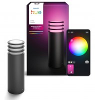 Philips Hue Lucca venkovn� podstavcov� LED sv�tidlo A60 WCA antracit 1000-20000K RGB