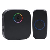 Solight bezdr�tov� zvonek, do z�suvky, 180m, �ern�, learning code 1L80B