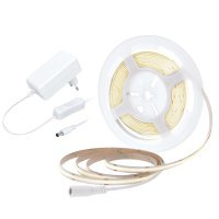Solight LED COB p�sek, sada s adapt�rem, vyp�na�, 5m, 8W/m, 800lm/m, neutr�ln� b�l� WM59-NW
