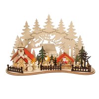 Solight LED v�no�n� m�ste�ko s kostelem, 30x19cm, 2x AAA 1V250