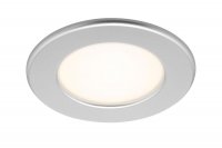 BRILONER LED vestavn� sv�tidlo, pr. 11,5 cm, 6 W, matn� chrom IP44 BRI 7053-014