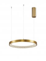 NOVA LUCE závěsné svítidlo PRESTON antický zlatý mosazný hliník a akryl LED 25W 230V 3000K IP20 stmívatelné 9285401 NOVA LUCE závěsné svítidlo PRESTON antický zlatý mosazný hliník a akryl LED 25W 230V 3000K IP20 stmívatelné 9285401